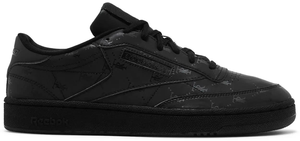 Giày Reebok Très Rasché x Club C 85 MU 'Triple Black' FW8452