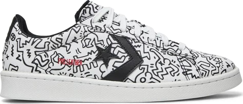 Giày Converse Pro Leather Low x Keith Haring 'Egret' 171857C
