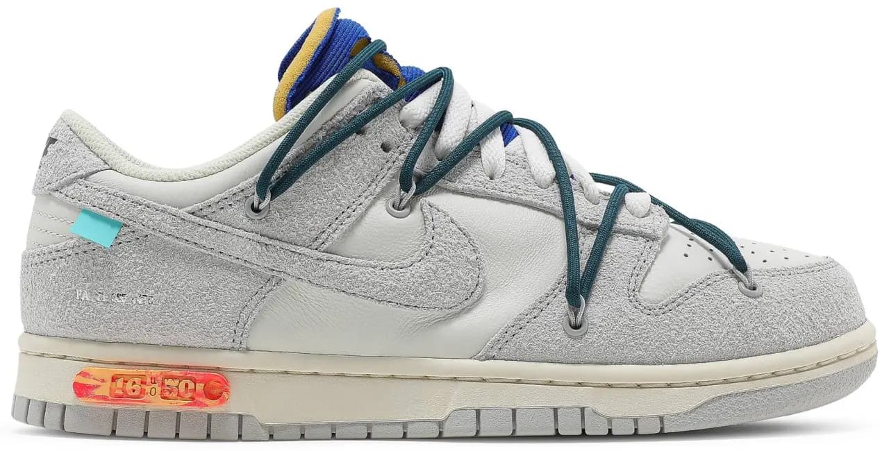 Giày Nike Off-White x Dunk Low 'Lot 16 Of 50' DJ0950-111