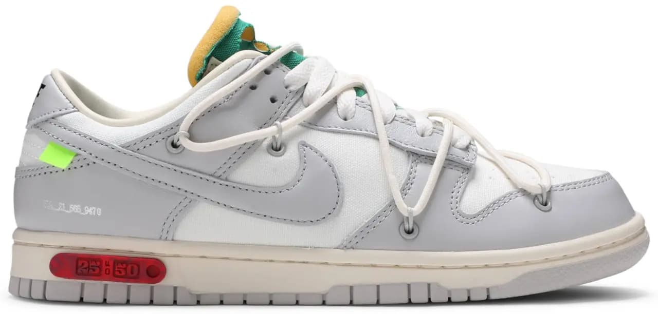 Giày Nike Off-White x Dunk Low 'Lot 25 of 50' DM1602-121