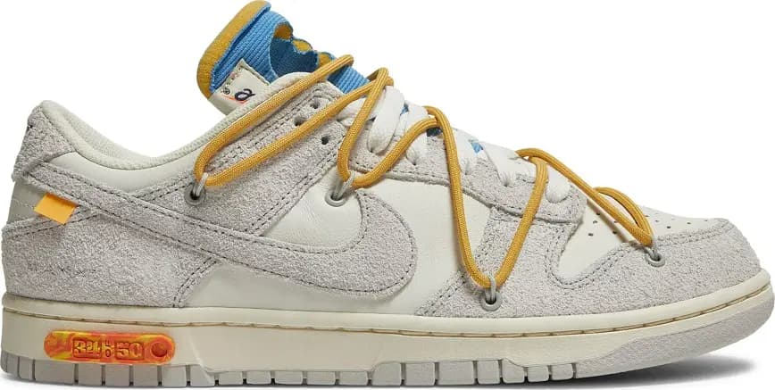Giày Nike Off-White x Dunk Low 'Lot 34 Of 50' DJ0950-102