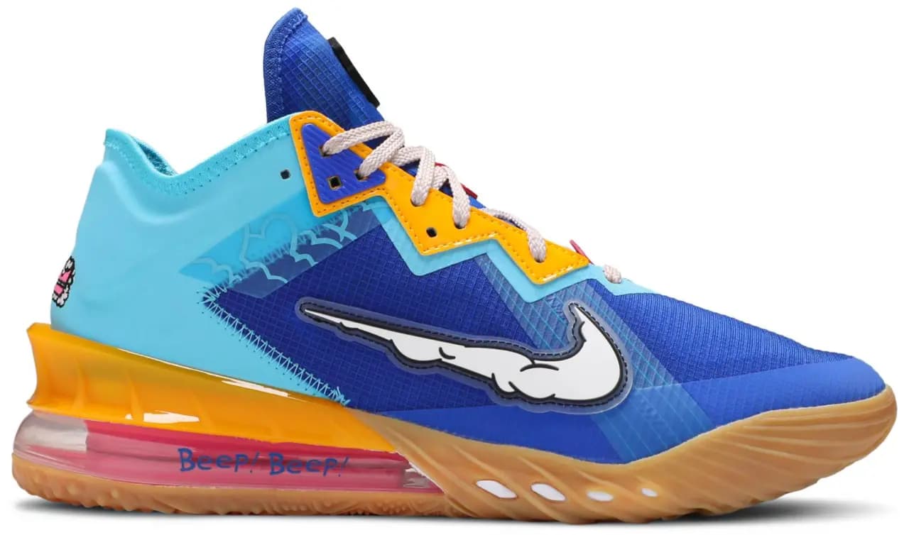 Giày Nike Space Jam x LeBron 18 Low 'Wile E. x Roadrunner' CV7562-401