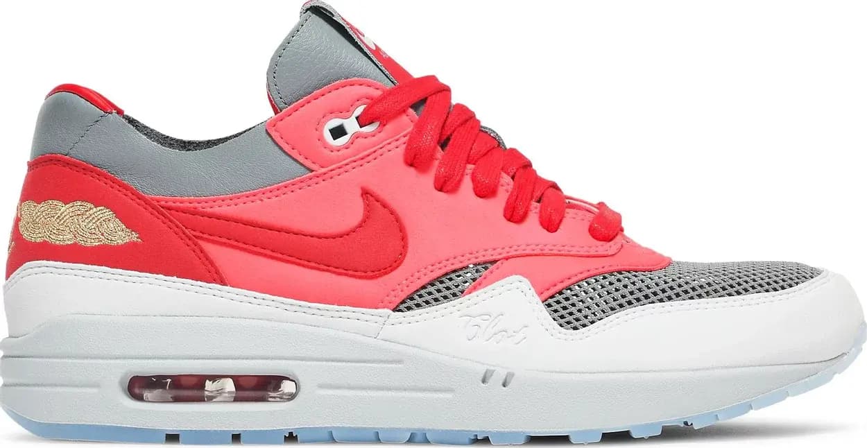 Giày Nike CLOT x Air Max 1 'Kiss Of Death Solar Red' DD1870-600