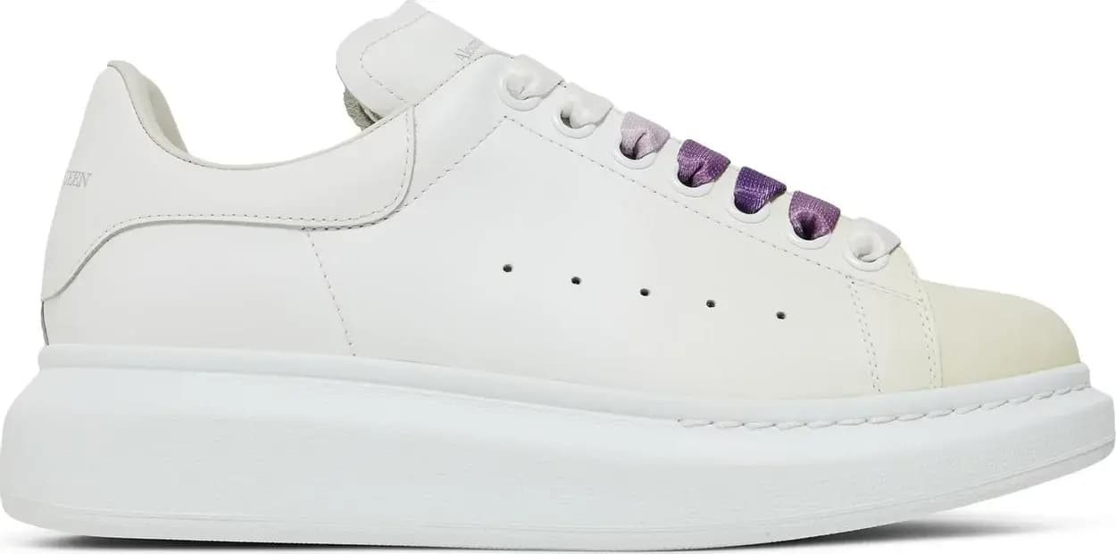Giày Alexander McQueen Wmns Oversized Sneaker 'White Violet' 650791 WHZ4N 9104