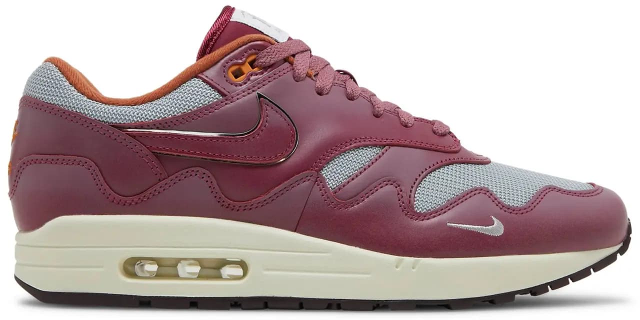 Giày Nike Patta x Air Max 1 'Rush Maroon' DO9549-001