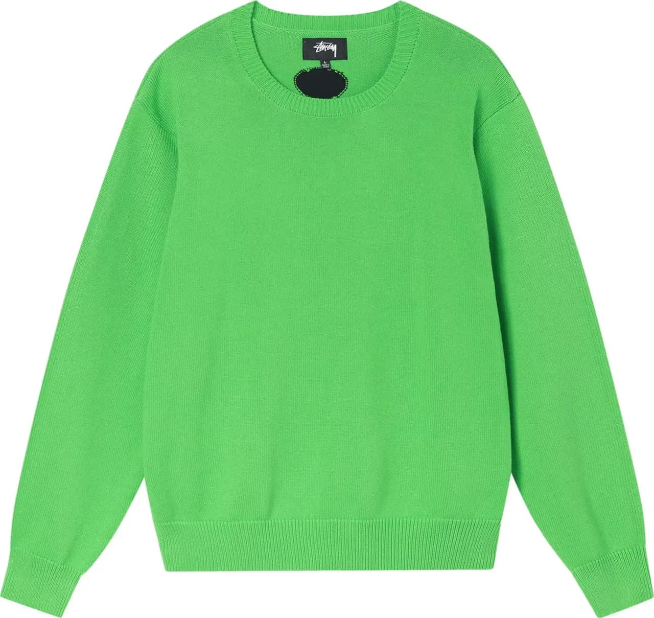 Áo Stussy Bent Crown Sweater 'Lime'
