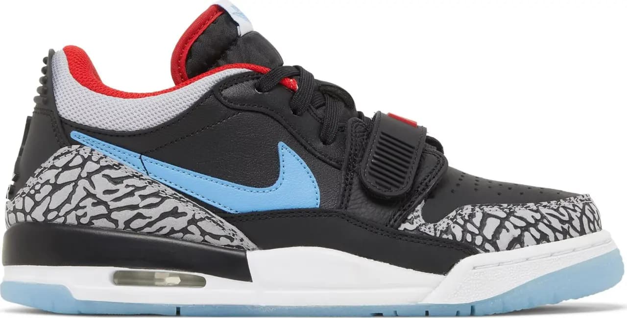 Giày Nike Air Jordan Legacy 312 Low GS 'Black Valor Blue' CD9054-004