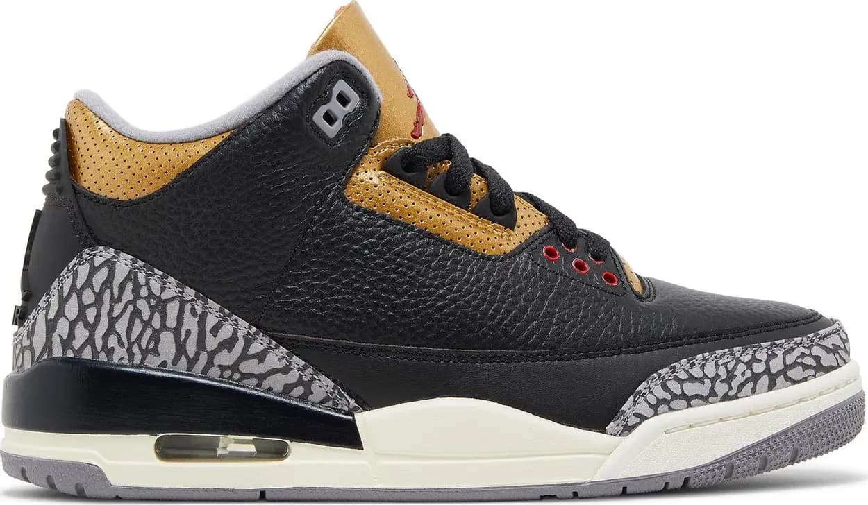 Giày Nike Air Jordan 3 Retro 'Black Cement Gold' CK9246-067