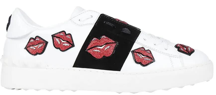 Giày Valentino Patch Open Sneakers QW1S0781 RHH E0M