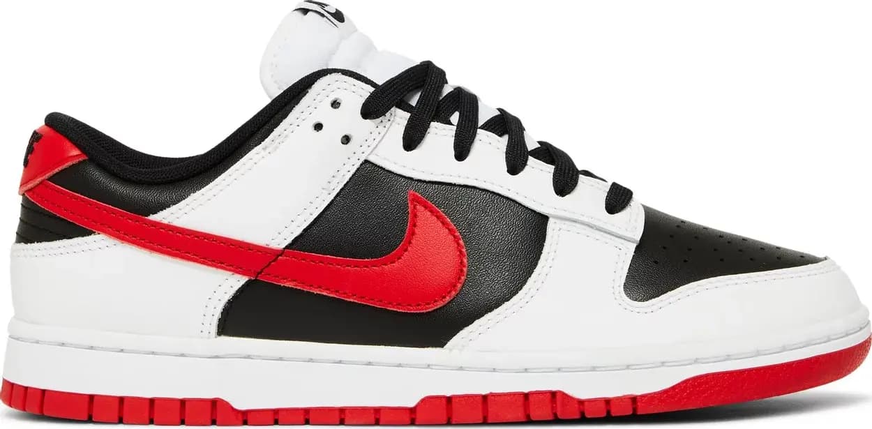 Giày Nike Dunk Low 'White Black Red' FD9762-061