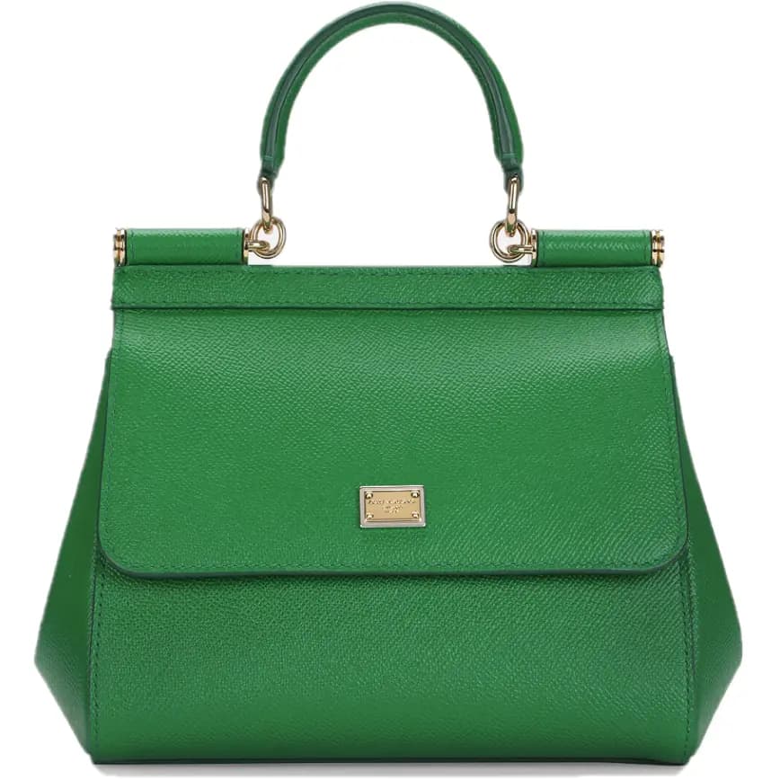 Túi Dolce &amp; Gabbana Small Dauphine Leather Sicily Bag 'Green' BB7117A10378M307