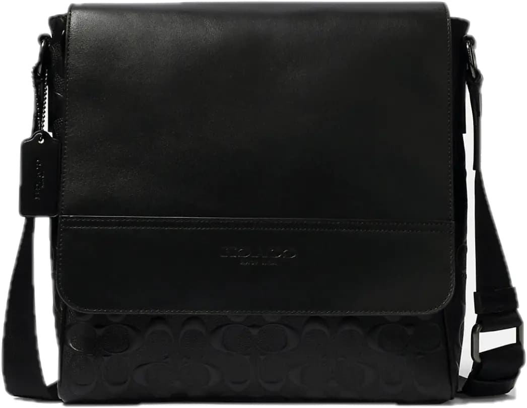 Túi Coach Houston Map Bag In Signature 'Black' 4006-QB