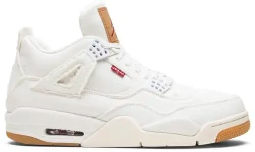 Giày Nike Air Jordan Levi's x Air Jordan 4 Retro 'White Denim' AO2571-100