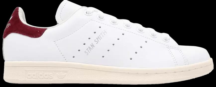 Giày Adidas Originals Stan Smith 'White Burgundy' AQ0887