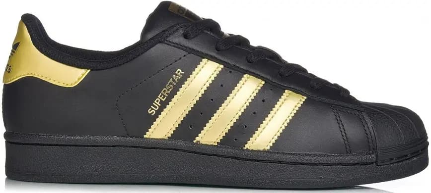 Giày Adidas Superstar J 'Cblack Goldmt Goldmt' BB2871
