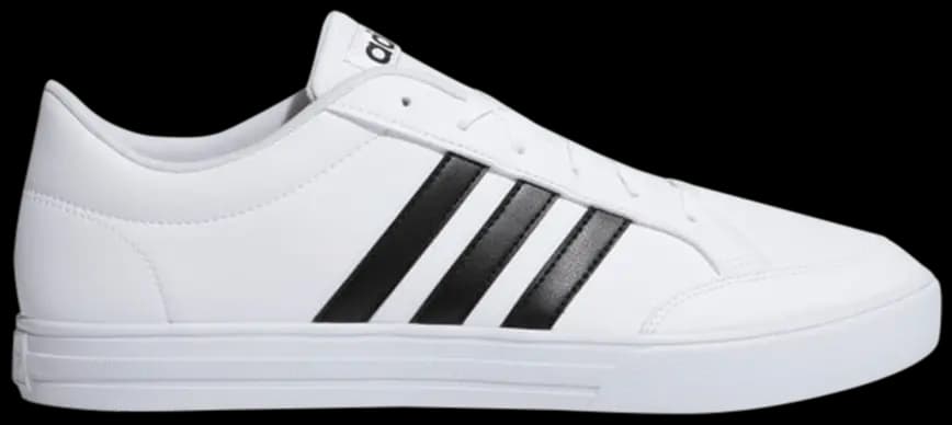 Giày Adidas Adiset SL 'White Black' BC0130