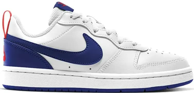 Nike Court Borough Low 2 White Deep Royal University Red BQ5448-113