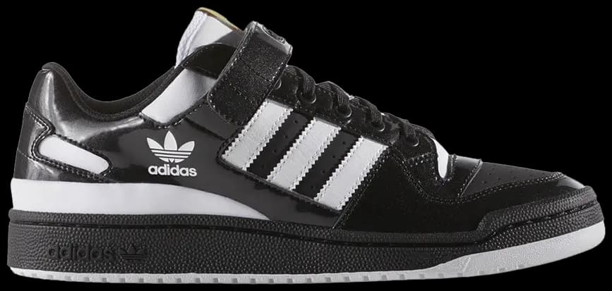 Giày Adidas Forum Low Black Patent BY4155