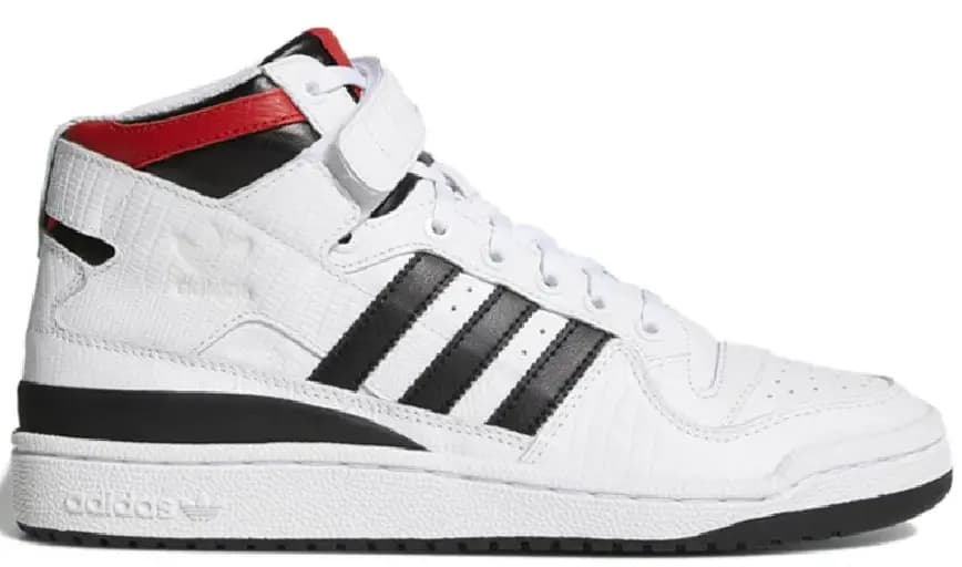 Giày Adidas Forum Mid Footwear White Black BY4375