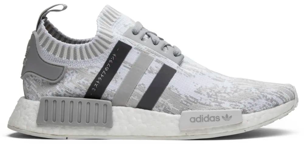 Giày Adidas Wmns NMD R1 Primeknit 'Grey Glitch Camo BY9865