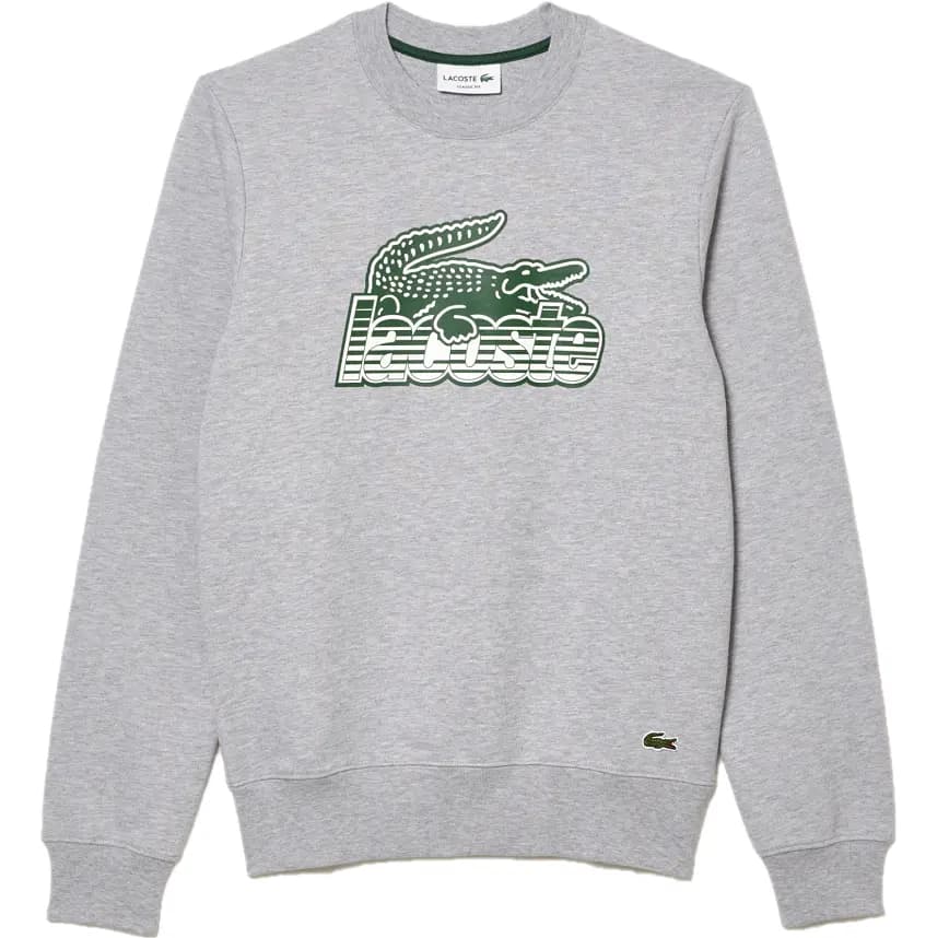 Áo Lacoste Round Neck Fleece Sweatshirt 'Gray' SH5087-53G-CCA