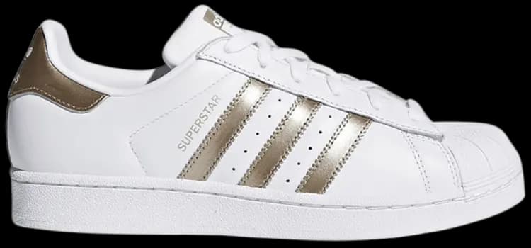 Giày Adidas Superstar 'White Metallic' CG5463