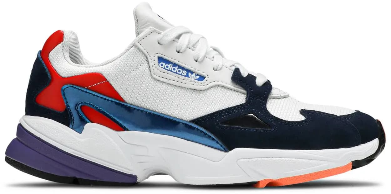 Giày Adidas Wmns Falcon 'Crystal White Navy' CG6246