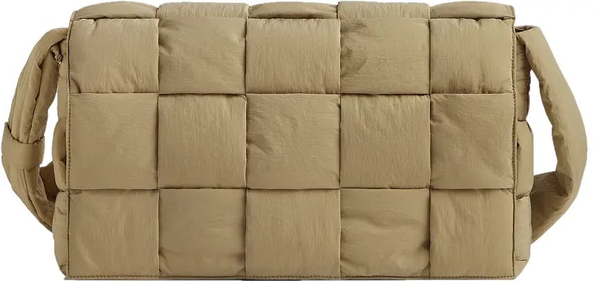 Túi Bottega Veneta Maxi Padded Tech Cassette 'Sesame' 690133VBO818433