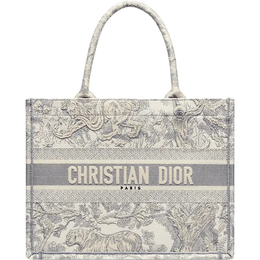 Túi Dior Medium Book Tote 'Gray Toile De Jouy Embroidery' M1296ZTDT-M932