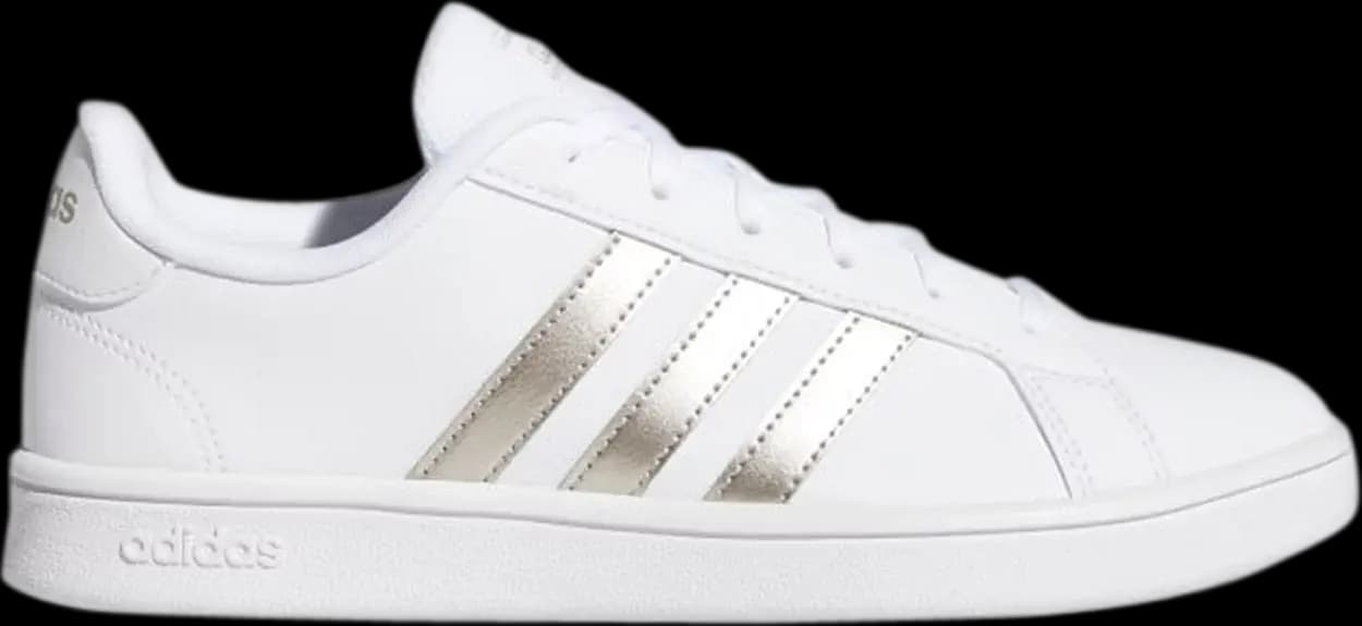 Giày Adidas Grand Court Base 'White Platinum Metallic' EE7874