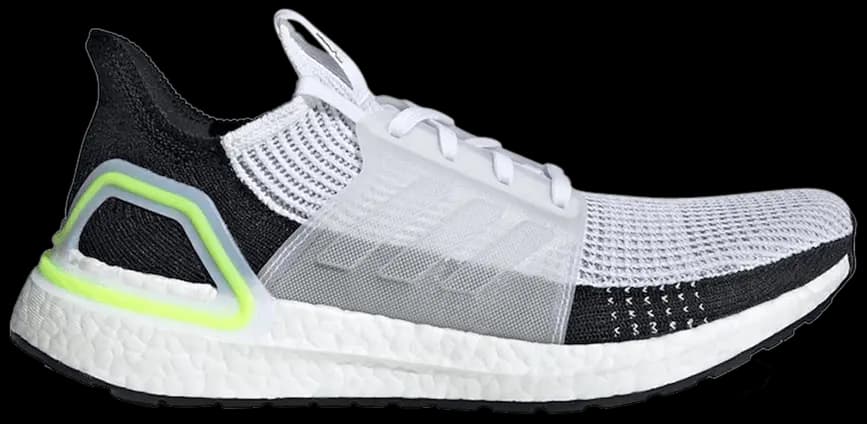 Giày Adidas UltraBoost 19 'White Yellow' EF1344