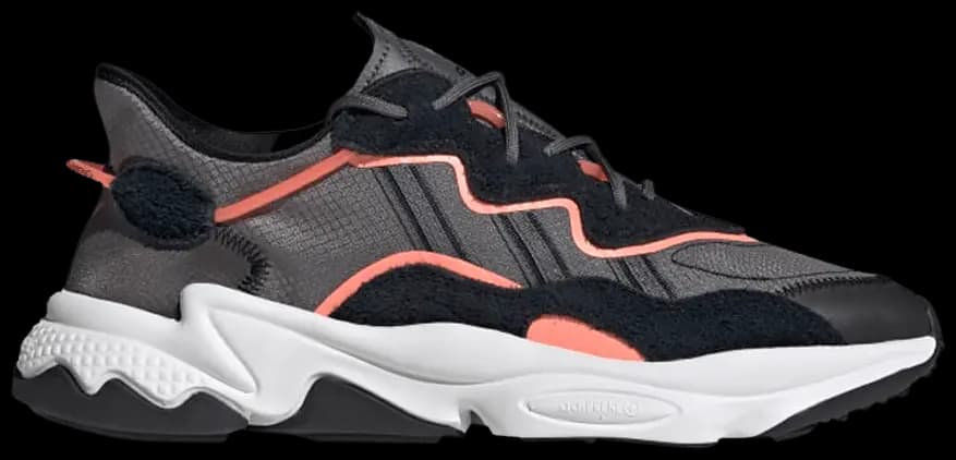 Giày Adidas Ozweego 'Black Signal Coral' EF4289