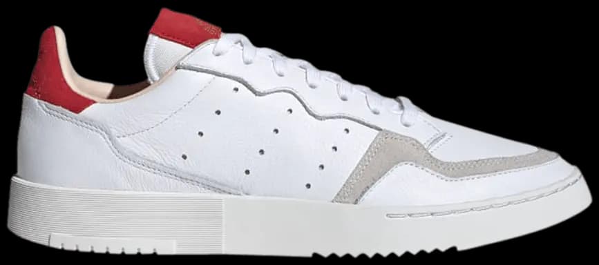 Giày Adidas Supercourt 'White Scarlet' EF9181