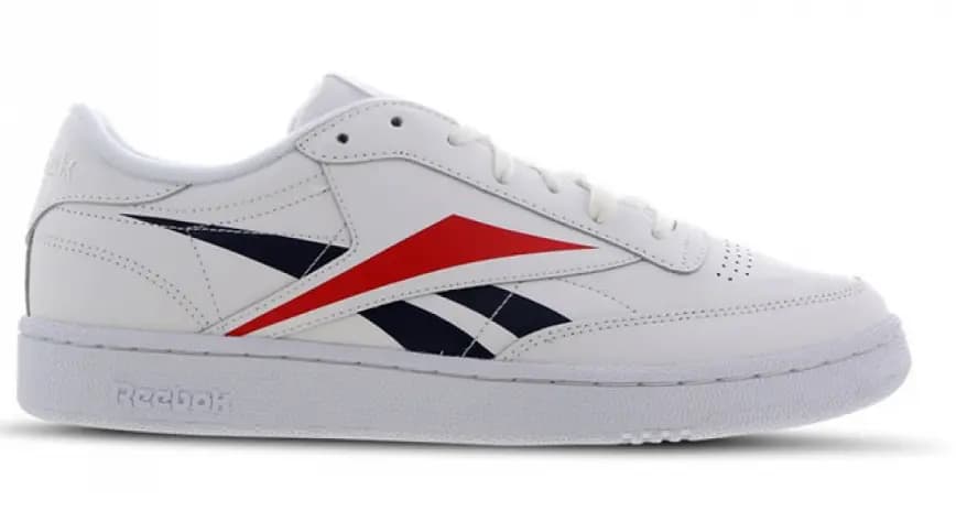Giày Reebok Club C 85 MU  'White Scarlett Red Navy' EH0640
