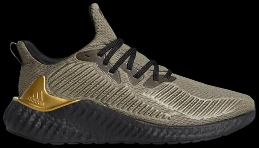 Giày Adidas AlphaBoost Legacy Green Gold Metallic EH3321