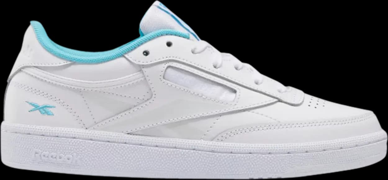 Giày Reebok Club C 85 'White Neon Blue' FV1096