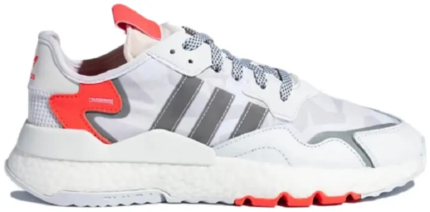 Giày Adidas Nite Jogger 2019 Boost Cloud White Red FV1310