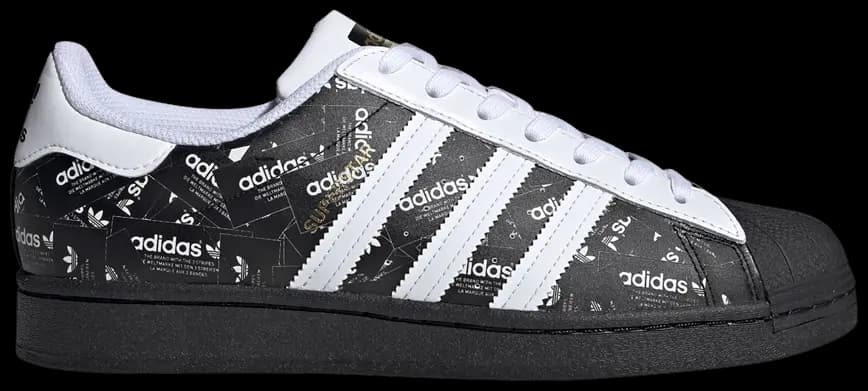 Giày Adidas Superstar 'All Over Print Black' FV2820