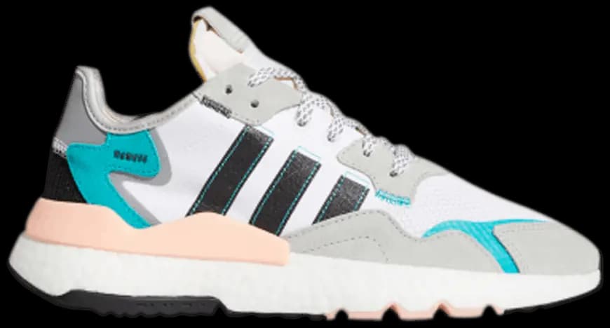 Giày Adidas Nite Jogger 'White Hi-Res Aqua' FV3852