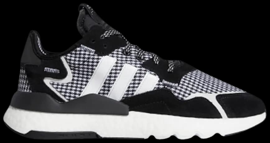 Giày Adidas Nite Jogger 'Black White' FV3854