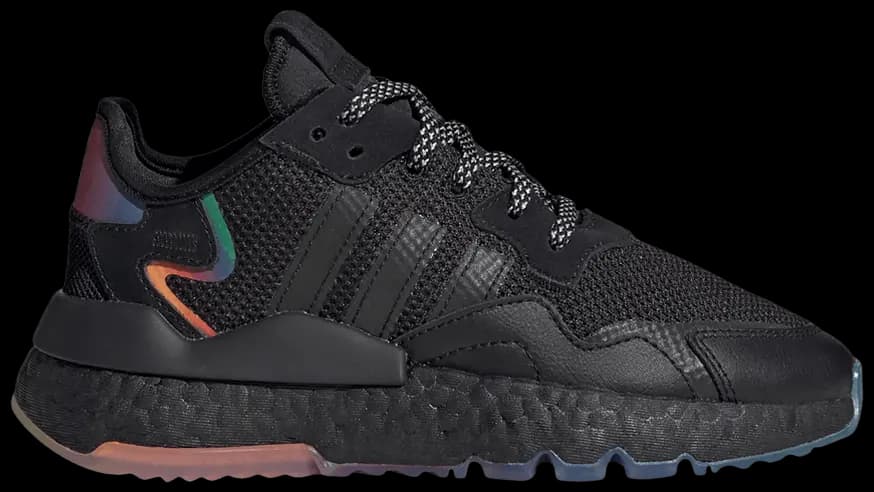 Giày Adidas Nite Jogger J 'Black Rainbow' FV4545