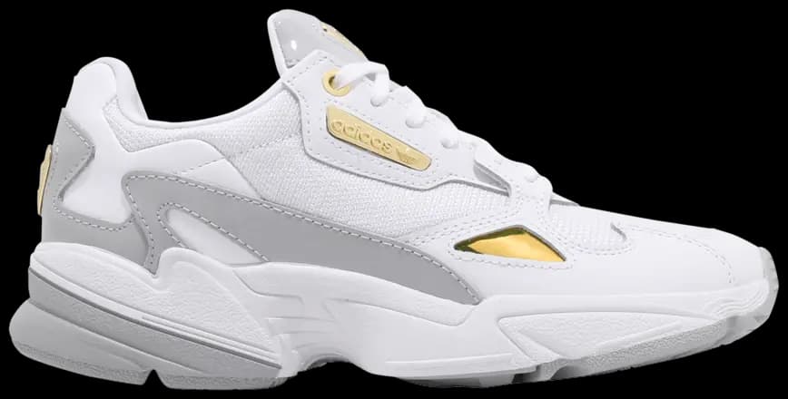 Giày Adidas Wmns Falcon 'White Gold Metallic' FV5091