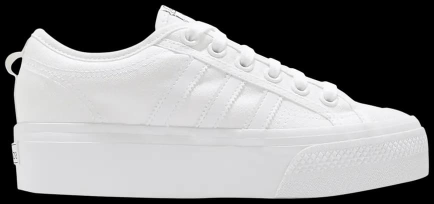 Giày Adidas Wmns Nizza Platform 'Triple White' FV5322