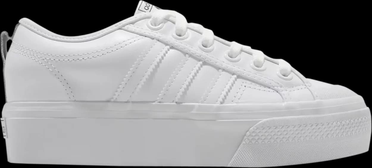 Giày Adidas Wmns Nizza Platform 'Cloud White' FW0265