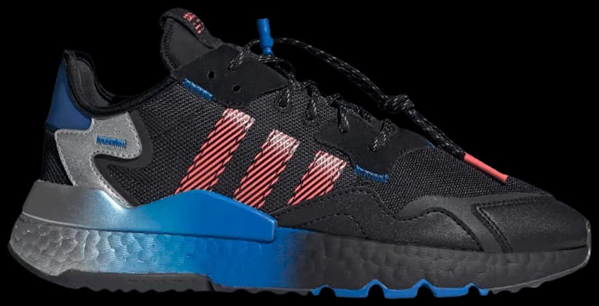 Giày Adidas Nite Jogger 'Black Flash Red Blue' FW4275