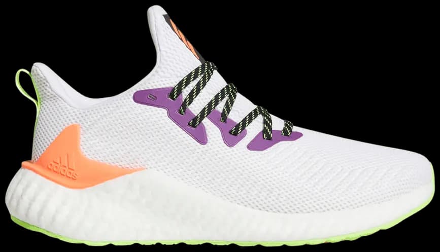 Giày Adidas AlphaBoost 'White Signal Green' FW4543