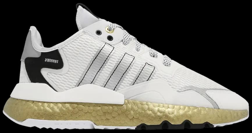 Giày Adidas Nite Jogger 'White Gold Metallic' FW6147