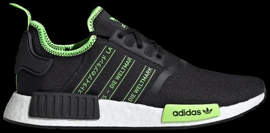 Giày Adidas NMD_R1 'Black Signal Green' FX1032