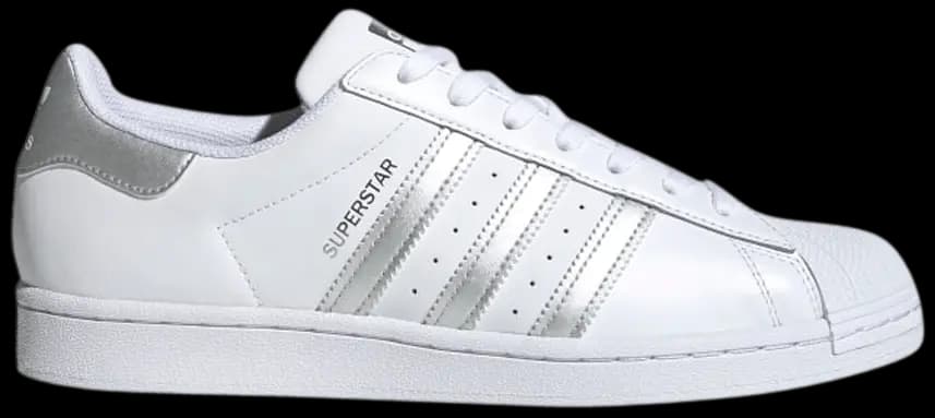 Giày Adidas Superstar 'White Silver Metallic' FX2329