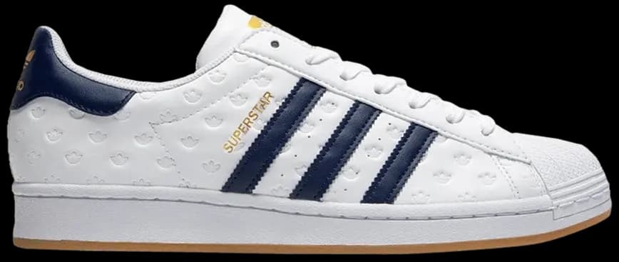 Giày Adidas Superstar 'Debossed Trefoils Navy Gum' FX4045